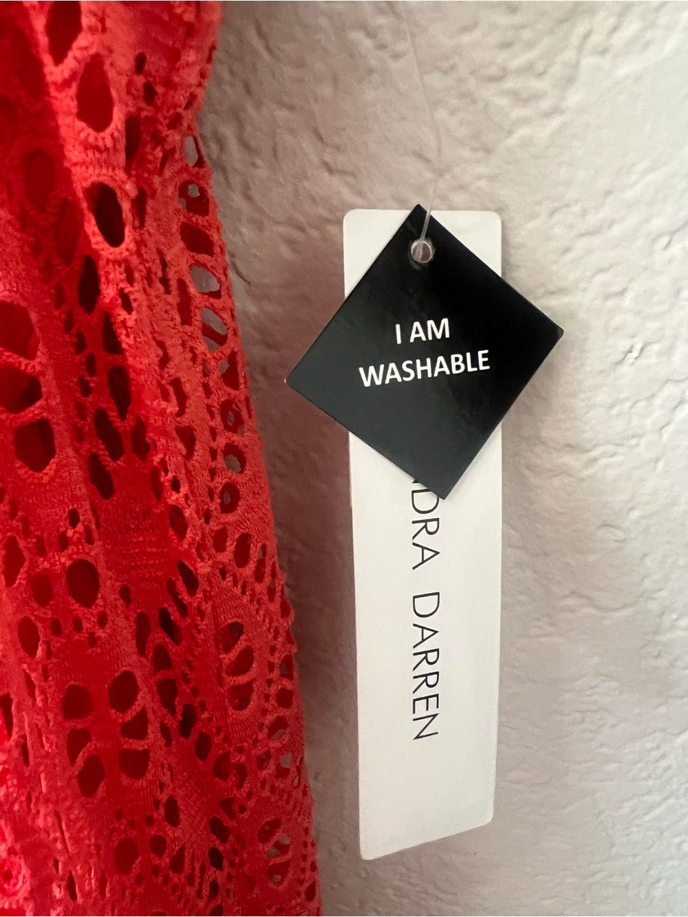 Sandra Darren Coral Lace Embellished Maxi Dress 18W NWT Plus Size - Picture 7 of 7